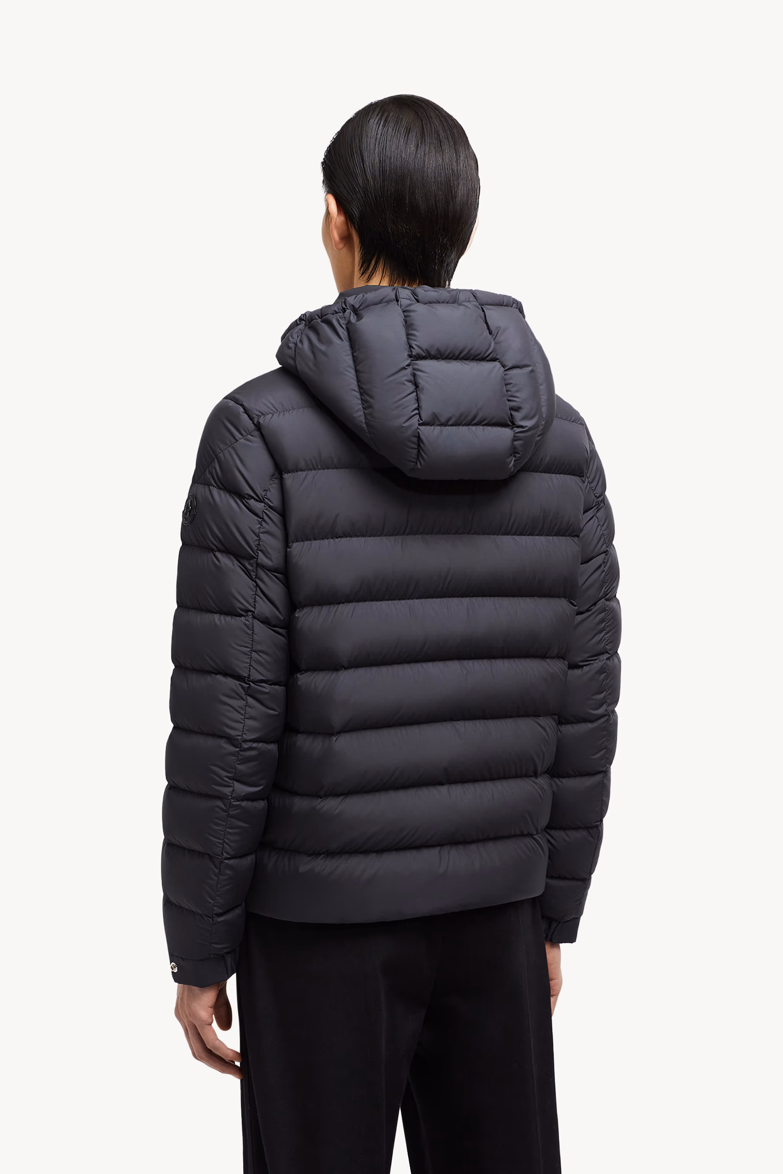 Arneb Hooded Short Down Jacket Men Black Moncler 5